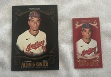 2021 Topps Allen & Ginter Oscar Mercado #164 Black Base Card & Red Mini 4/5 