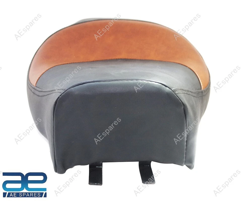 For Royal Enfield Interceptor 650 Touring Low Rider & Passenger Seat Black view 6