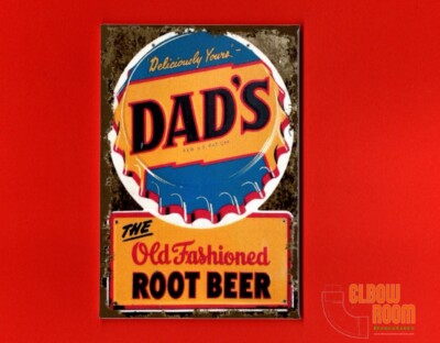 Dad's Root Beer vintage look sign 2x3'' fridge magnet