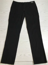 Nordstrom Tech-Smart Chino Pants Men 38x36 Black Trim Fit Un-Hemmed New $149