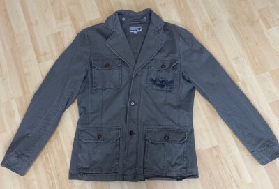 Enemy Jacke Übergangsjacke Gr. S Taupe Cabanjacke 