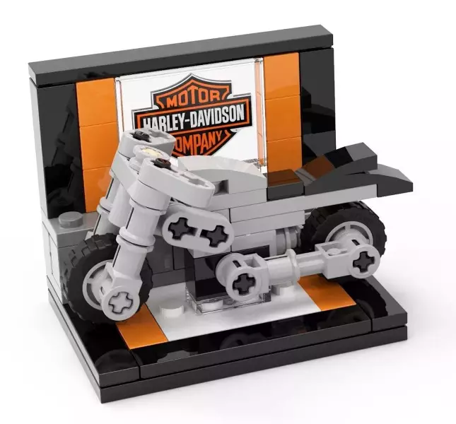 LEGO HARLEY - LEGO Brand Store Exclusive Build - Harley-Davidson Mini  Motorcycle