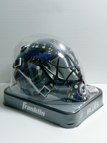 St. Louis Blues Franklin Sports Miniature Mini Goalie Mask /Open Box New - Picture 2 of 13