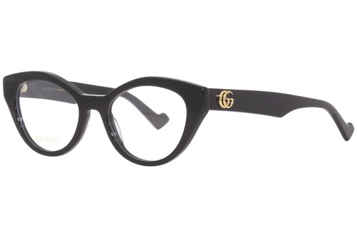 Gucci GG0959O 001 Eyeglasses Women's Black Full Rim Cat Eye Optical Frame 51-mm - 第 1/5 張圖片