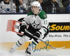 Mattias Janmark Signed 8x10 Photo Dallas Stars Autographed COA B