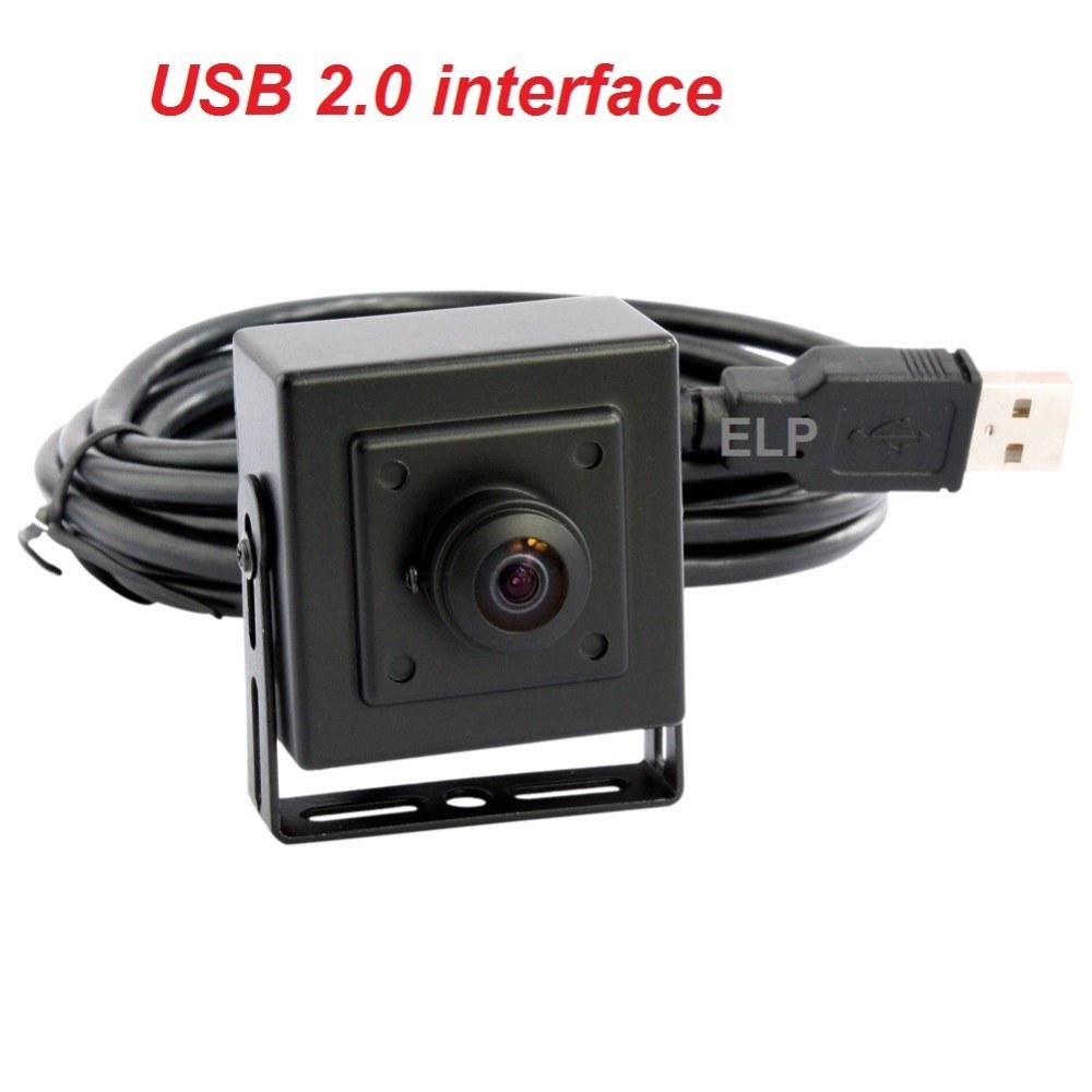 1MP USB Camera Support Microphone IR Cut 720P Webcam w/ 170 Degree Fisheye  Lens