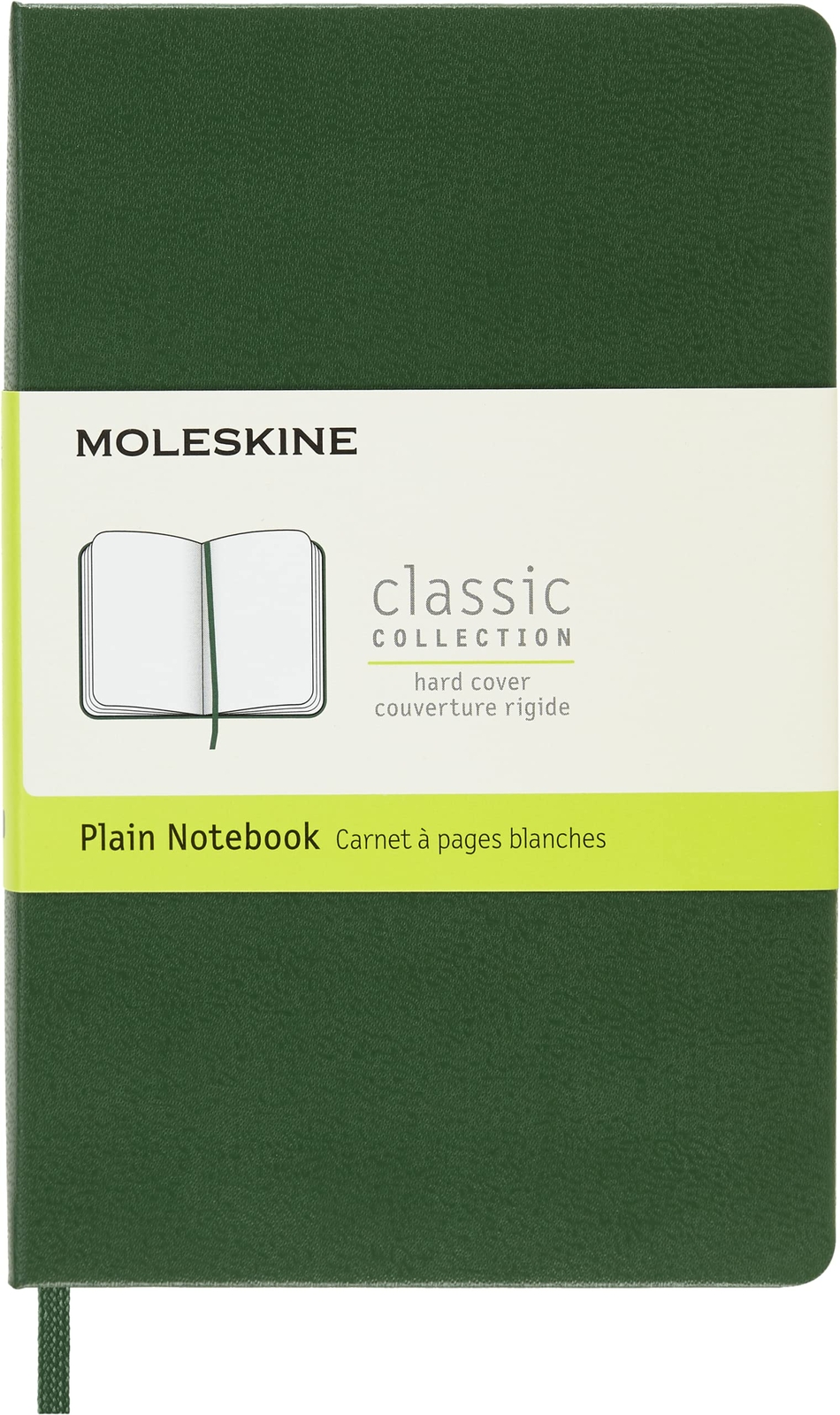 Myrtle Green Hard Cover Plain Pocket Notebook 3.5 x 5.5-image
