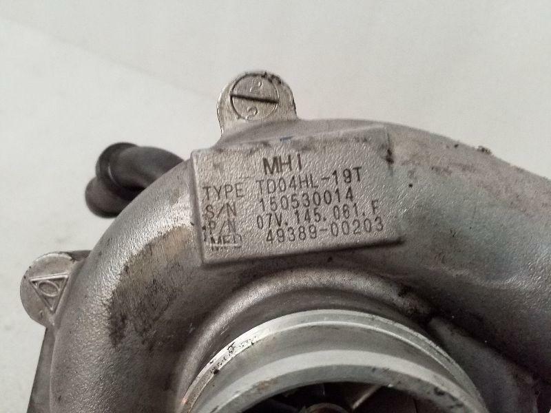 16 BENTLEY Mulsanne 6.8L RH Right Turbo Assembly 07V145061G