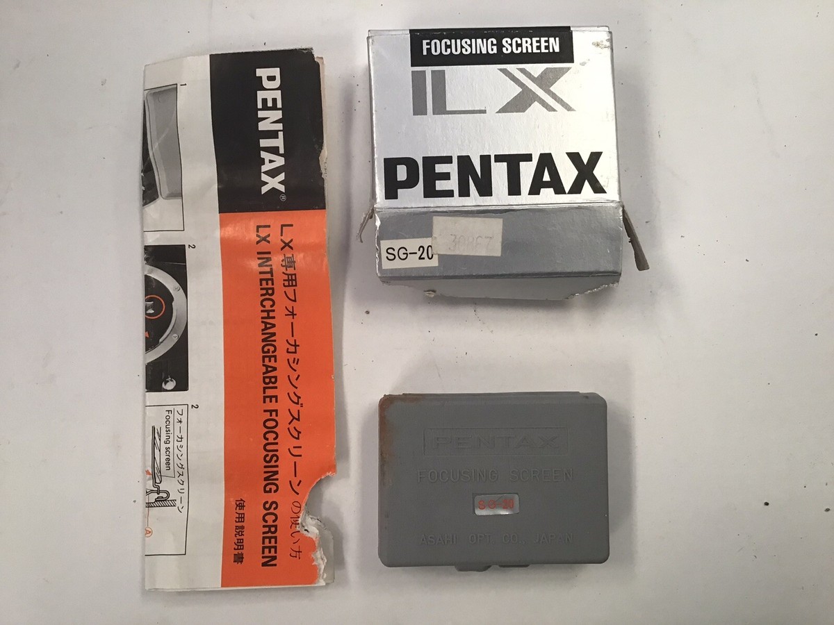 Pentax SG-20 Focusing Screen For LX Grid | eBay