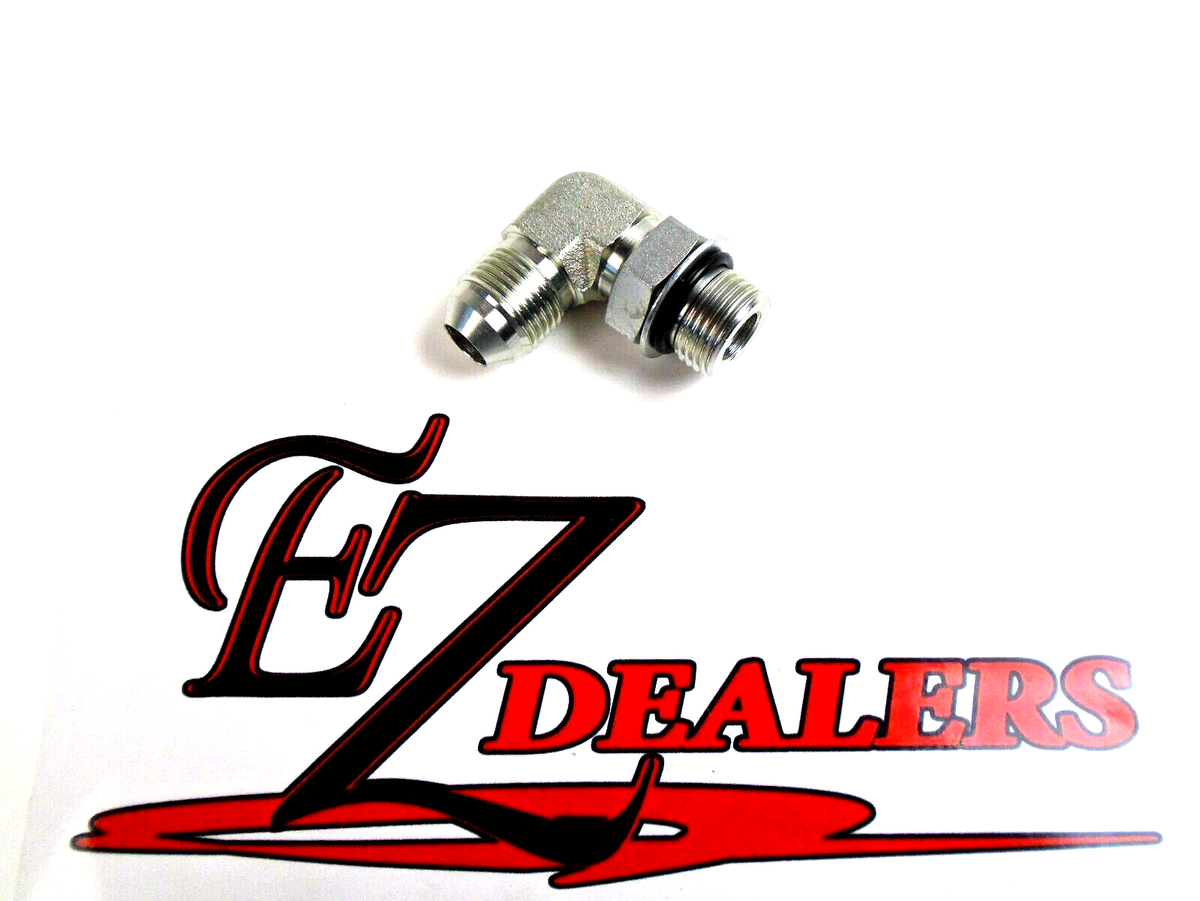 Raccordo Idraulico Maschio Da JIC A ORB A Gomito A 90&deg; 6801