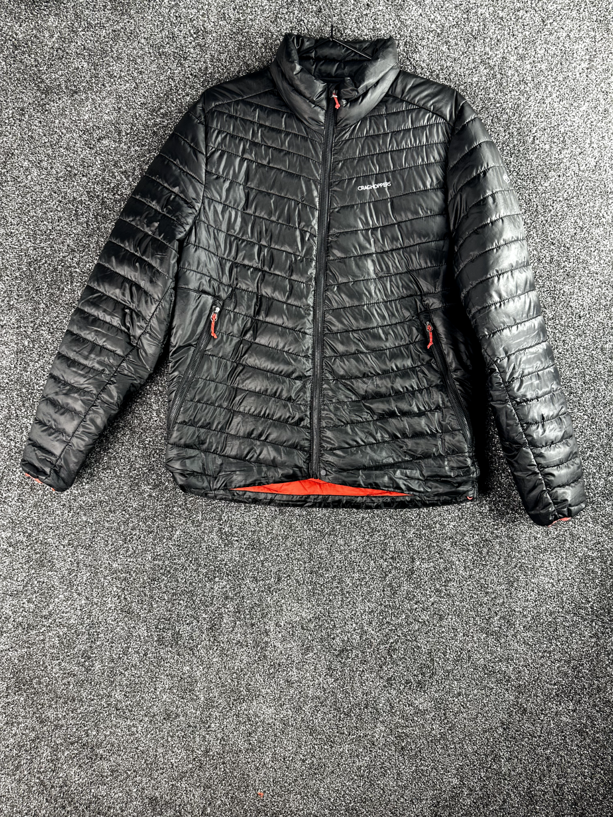 Puffer Jacket Women Small Craghoppers Polyester Black Short Regular Zip Outdoor-image