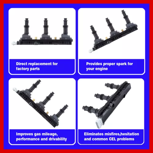 Bobina de encendido 1 pieza UCA1248 para VAUXHALL Signum SATURN Vue 2001-1999 UF279 - Imagen 3 de 7