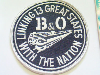 B And O Linking 13 Great States Train Patch