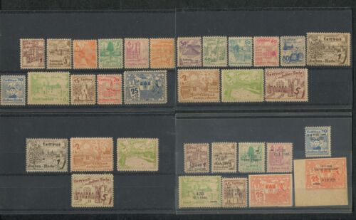 1946 Cottbus Germany Local Postage Stamp #1-32, 34 Reconstruction Issue Post War - Picture 1 of 9