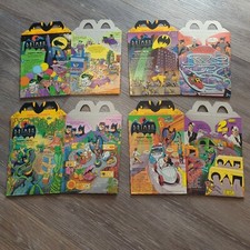 The Batman Animated Series McDonalds Happy Meal Boxes 90s Vintage Set Of 4 New