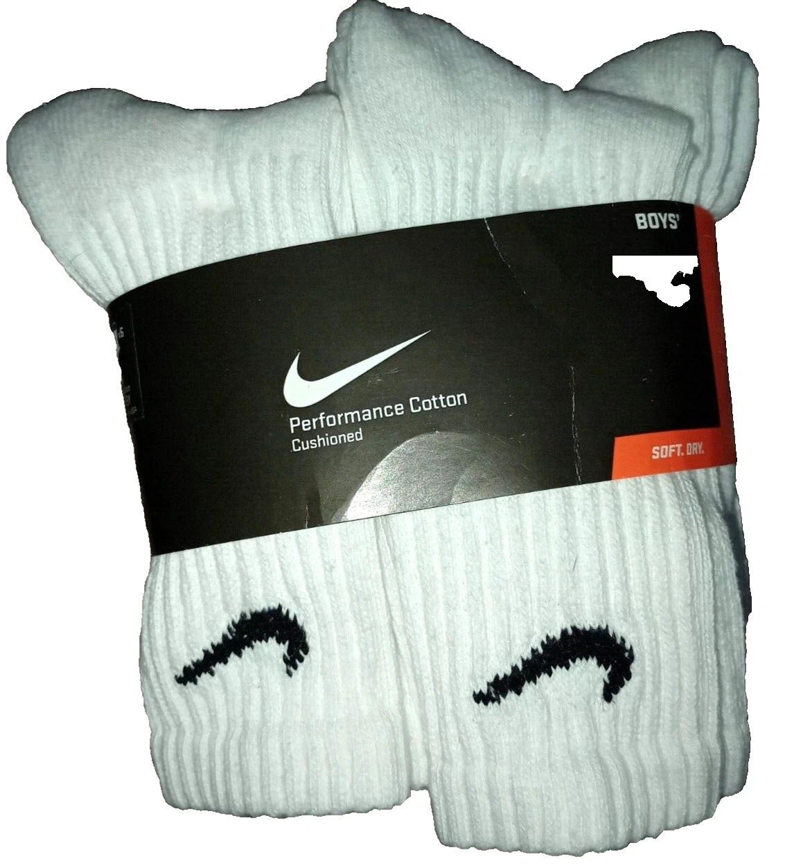 Nike Calcetines para Niños Blanco Calcetines deportivos