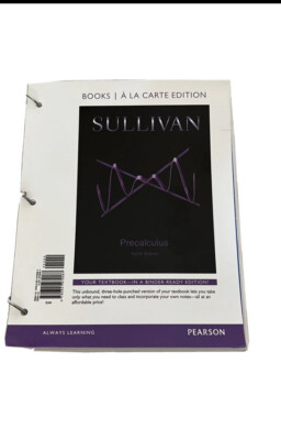 Precalculus by Michael Sullivan (English) tenth  edition Paper Back