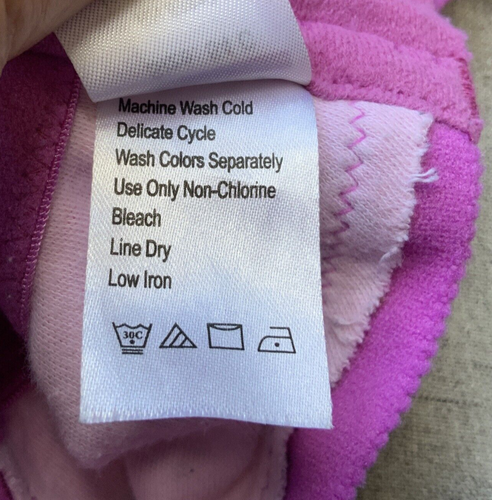 Comfort Choice Bra Women's Size 54 C Full CoveragePink Purple Back Clasp Close - Picture 7 of 7