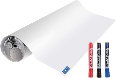 White Board Sticker Dry Eraser Paper for Wall, Upgrade Pet-No Ghost Stain-Proof