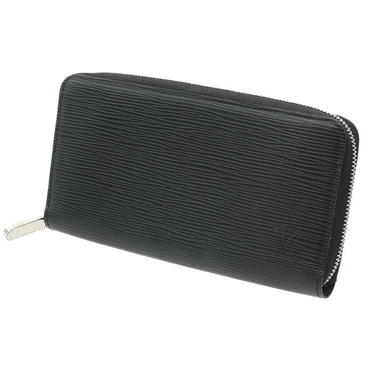 Louis Vuitton Epi Leather Zippy Zip-Around Wallet Men Black Excellent Z1322