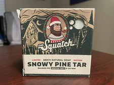 Dr. Squatch Snowy Pine Tar Limited Edition Soap