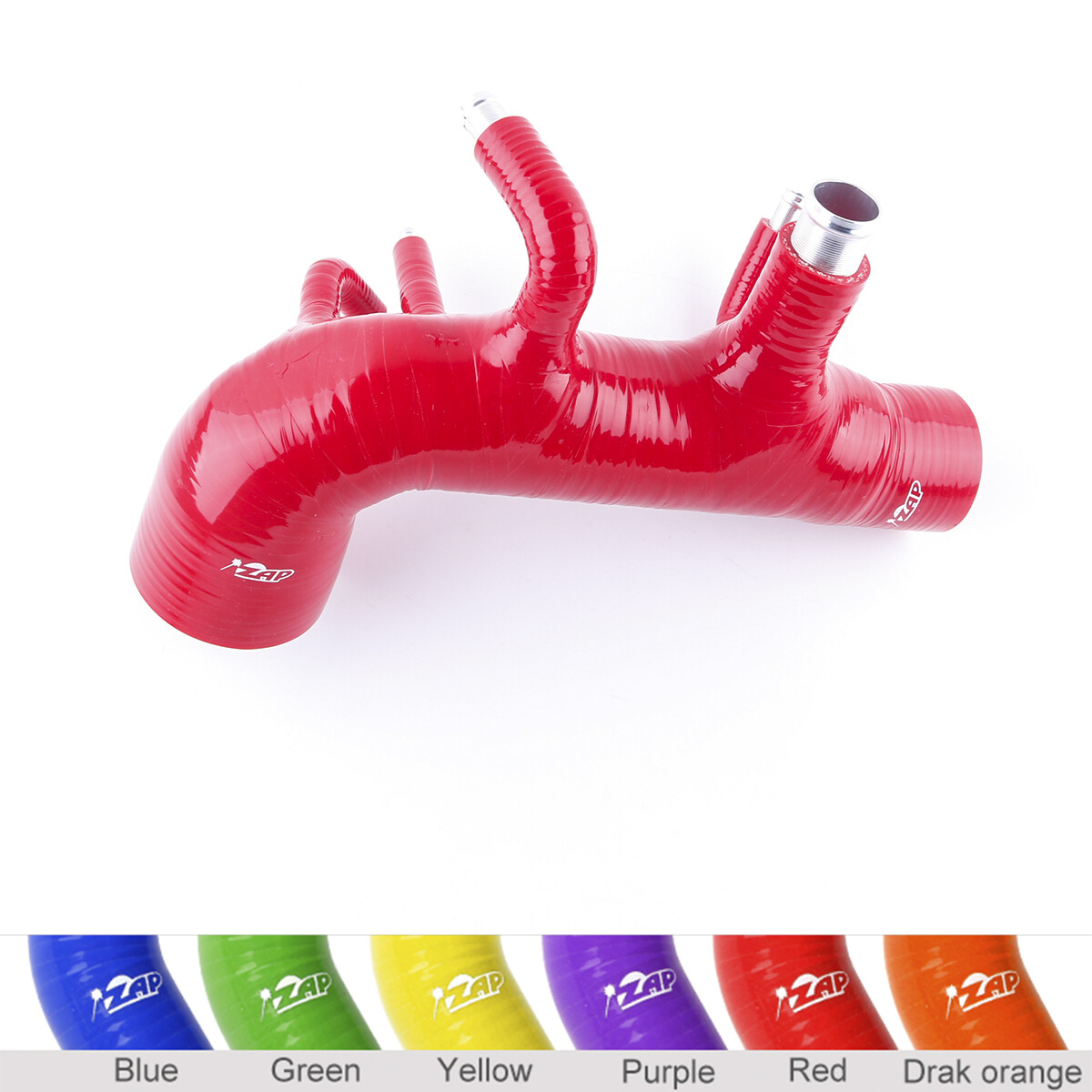 Red Silicone Turbo Inlet Hose For 2002-2007 Subaru Impreza WRX & 2004-2014 STI - Bolt-On Induction Upgrade