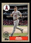 Mike Trout 2022 Topps 1987 Topps Baseball Card #T87-100