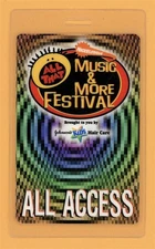 Nickelodean 1999 All That Music Festival 98 Degrees AA Laminated Backstage Pass