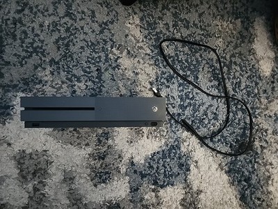 XBOX ONE S STORM GREY 500GB CONSOLE AND POWER CORD ONLY- GREAT WORKING CONDITION