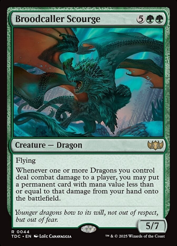Broodcaller Scourge 44 - NM - Tarkir: Dragonstorm Commander - MTG