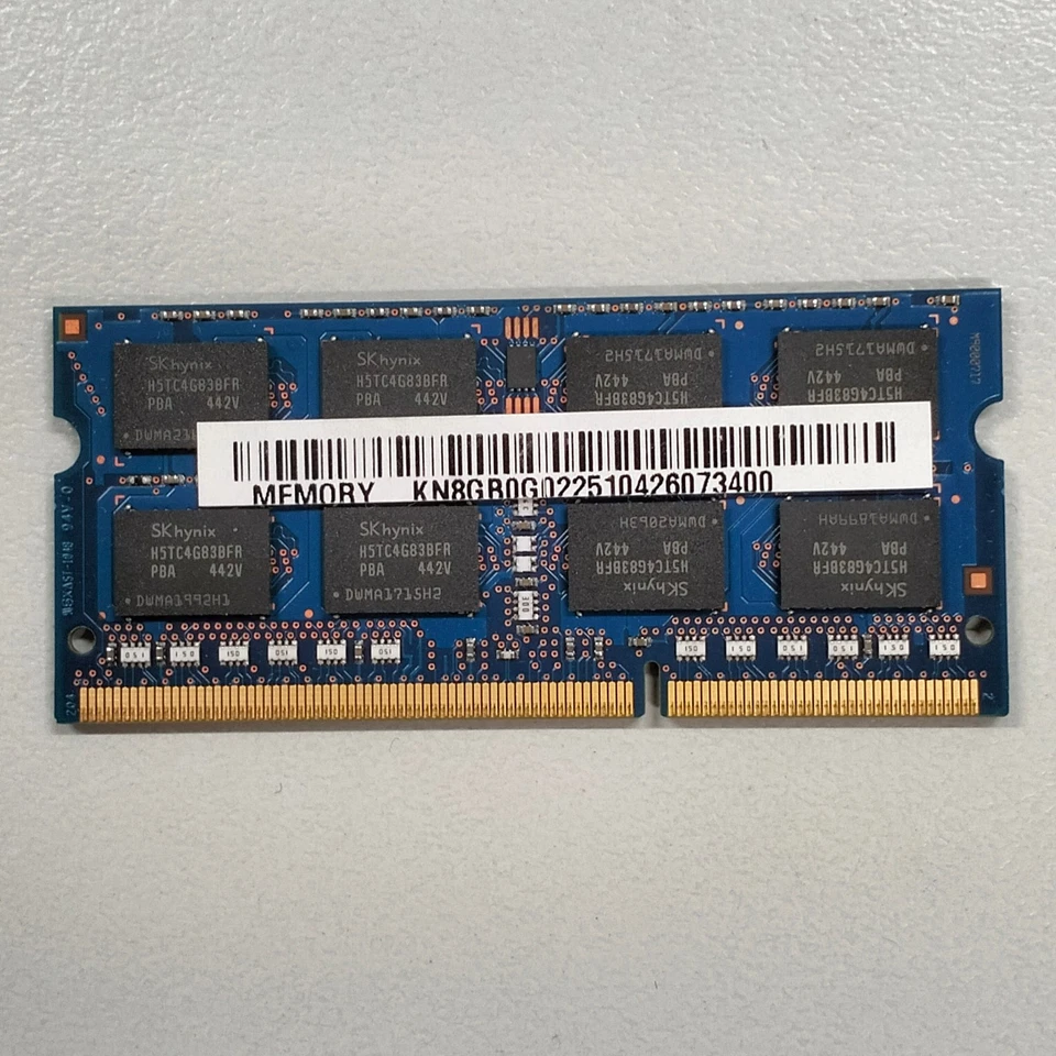 SK Hynix 8GB DDR3L RAM PC3-12800 1600MHz 1.35V 204 Pin SODIMM HMT41GS6BFR8A-PB - Image 3 of 4
