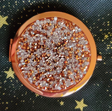 Magnifying Compact Mirror Handheld Travel Pocket Mirror BEAUTIFUL