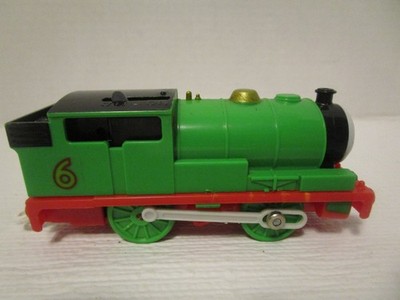 Thomas & Friends #6 Percy Green 5'' Motorized Engine 2002 Trackmaster Tomy WORKS
