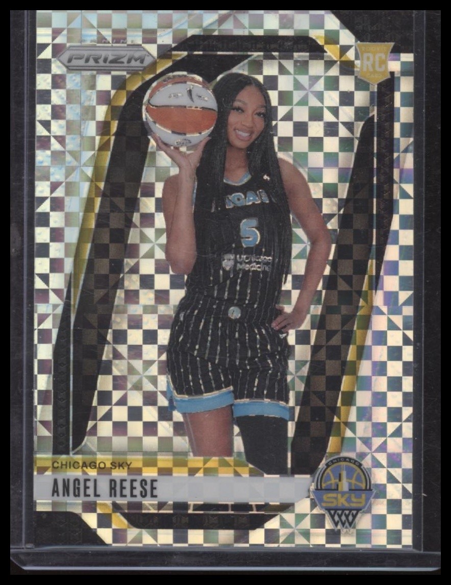2024 Panini Prizm WNBA #147 Angel Reese Checkerboard Prizms