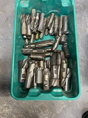 LARGE Misc HSS End Mill mostly 1'' shank And 1-1/4   53lbs