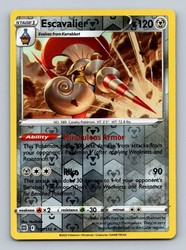 Escavalier 101/172 Brilliant Stars Reverse Holo