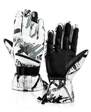 Winter Ski Gloves - 5 Finger Waterproof Winter Gloves,Snowboarding Medium