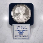 ONE HALF TROY POUND .999 Silver Eagle Round w/ COA Limited Edition