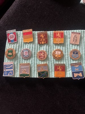 Vintage Badge Collection 1970 s