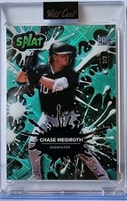 2024 Wild Card Splat Chase Meidroth Green Cross-Hatch Foil 2/2 PRC Red Sox