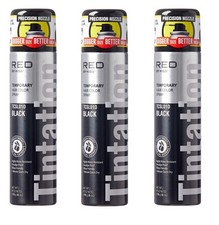 BL Kiss Tintation Temporary Hair Color Spray Black 6oz X 3 Packs