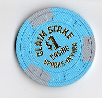 Claim Stake Casino Sparks Nevada $1 Casino Chip
