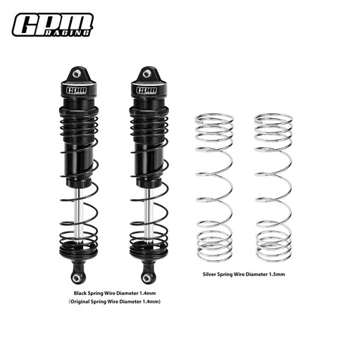 GPM Alloy Progressive Spring Front Shock 132mm For ARRMA 1/8 Mojave 4S ARA330793 - Picture 2 of 10