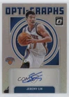 2024 Panini Donruss Optic Opti-Graphs Holo Prizm 11/49 Jeremy Lin #OG-LIN Auto