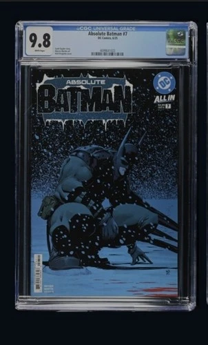 🧊 Absolute Batman #7 CGC 9.8 Graded Cover A 1st First Print First Mr. Freeze 🧊