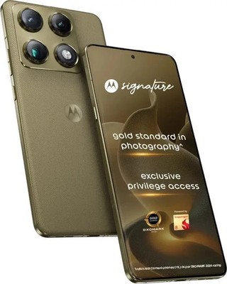 Motorola Signature 5G 512GB 16GB RAM Martini Olive Pantone Entsperrt Neu
