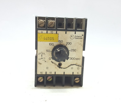 SCHARCO ELEKTRONIK TYP NZ TIME DELAY RELAY 300 SEC 4d105 24V