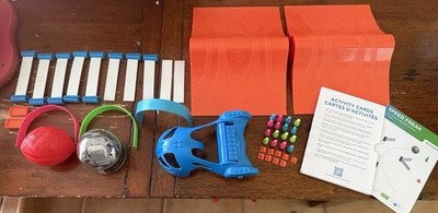 Sphero BOLT Educational Coding Robot Ball Ramp Sleeve Chariot Lot Tested Working
