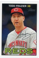 2016 Topps Heritage Chrome SP /999 Todd Frazier #472 Reds