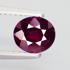 1.50 Cts GLAMOROUS OVAL 6 x 5 mm 100 NATURAL TANZANIA PINK RHODOLITE GARNET